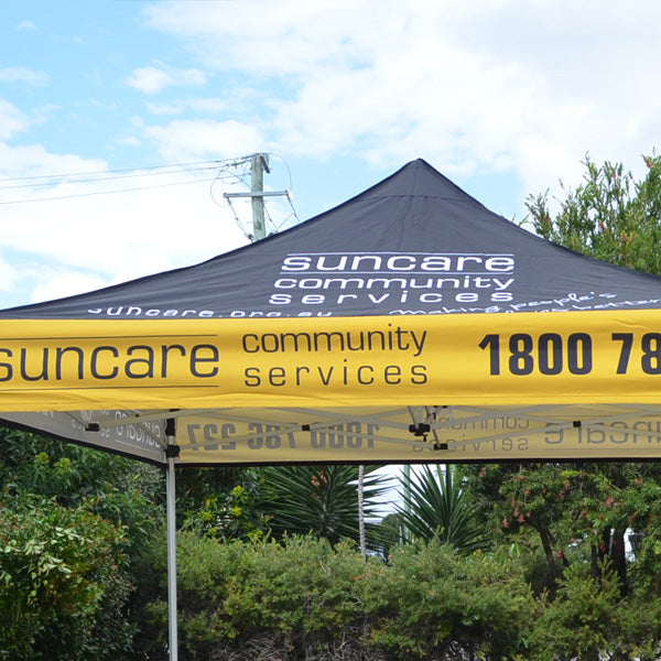 3x3m Printed Marquee Canopy With Frame