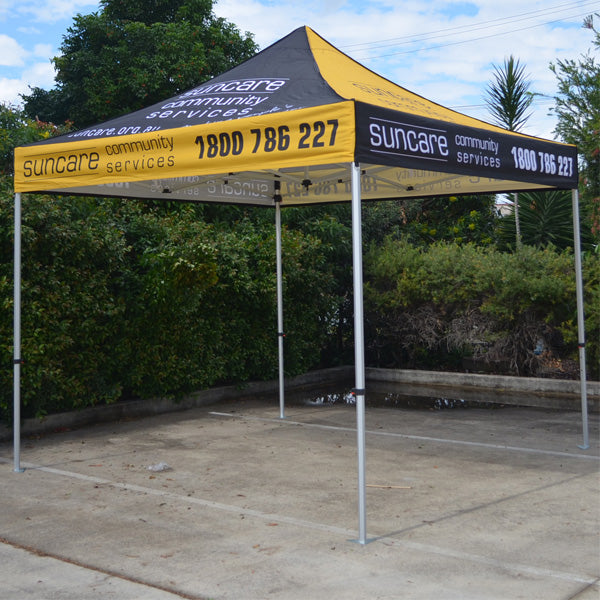 3x3m Printed Marquee Canopy With Frame